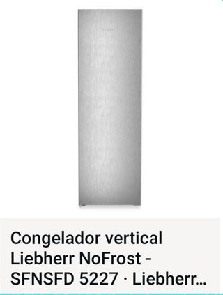 Congelador acero inoxidable Liebherr