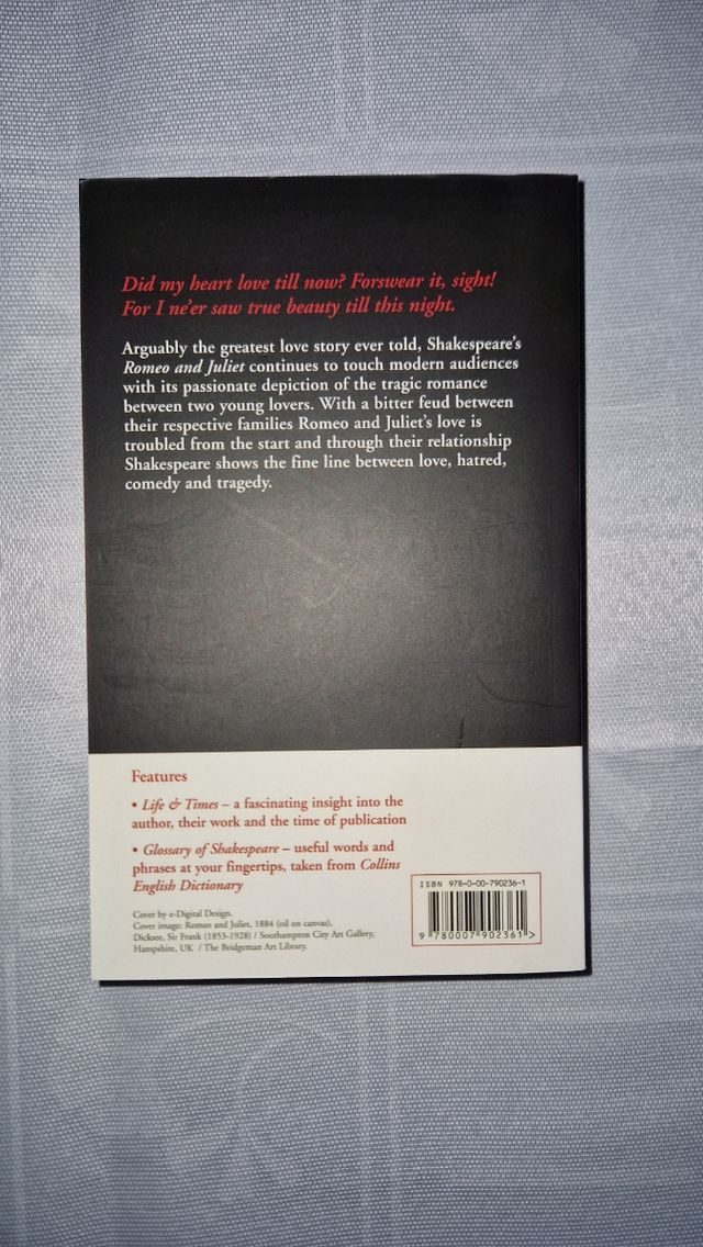 Romeo and Juliet (Collins Classics)