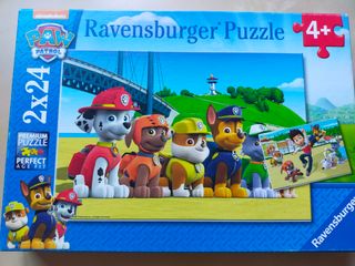 Puzzle Patrulla Canina Ravensburger 2x24