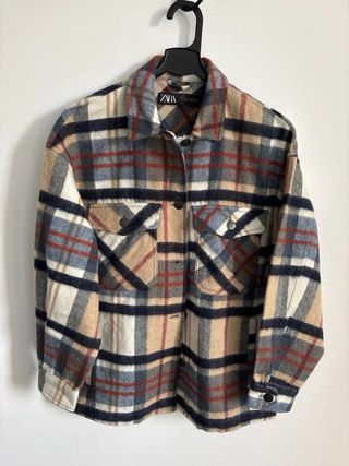 Sobrecamisa cuadros Zara - Multicolor