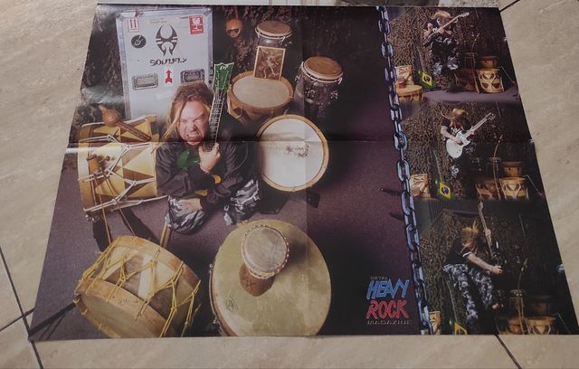 Cartazes Rammstein, Soulfly e Foo Fighters