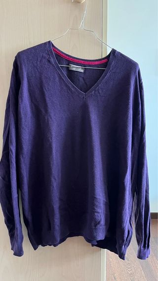 Maglione Inesis viola - V-neck