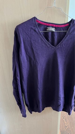 Maglione Inesis viola - V-neck