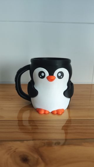 Vaso de pingüino 3D: ideal para compartir helados