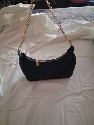 Borsa a tracolla nera elegante