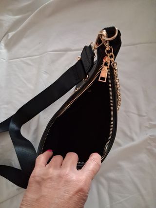 Borsa a tracolla nera elegante