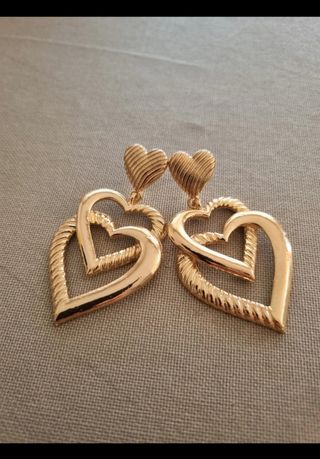 Orecchini cuore oro | Gioielli vintage