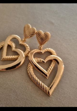 Orecchini cuore oro | Gioielli vintage