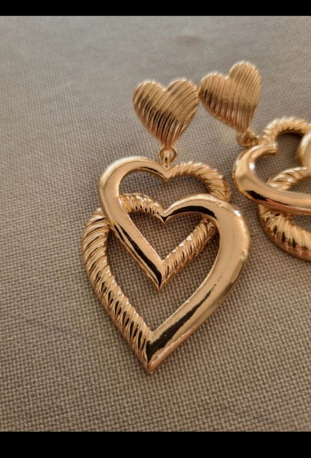 Orecchini cuore oro | Gioielli vintage