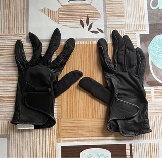 Guantes equitación piel clásicos negros
talla M
