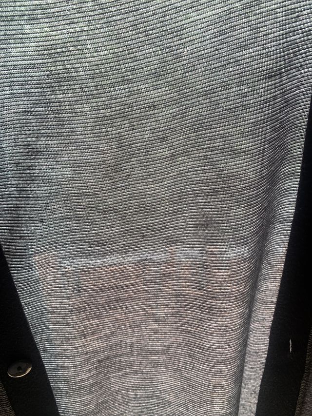 Cárdigan ligero gris-negro, talla S