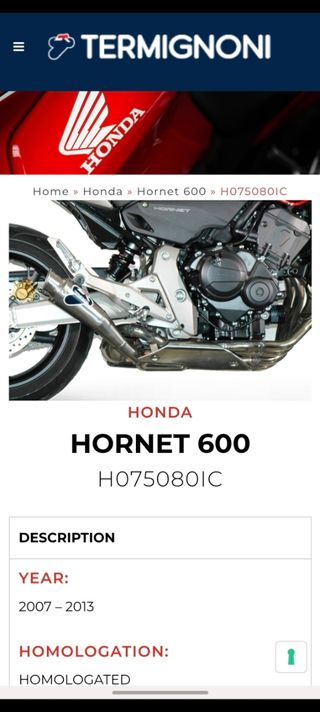 Honda Hornet CB600F ABS