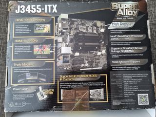 ASRock J3455-ITX: Caja placa base