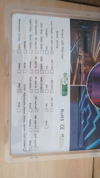 Striscia LED PCNING 5m bianca