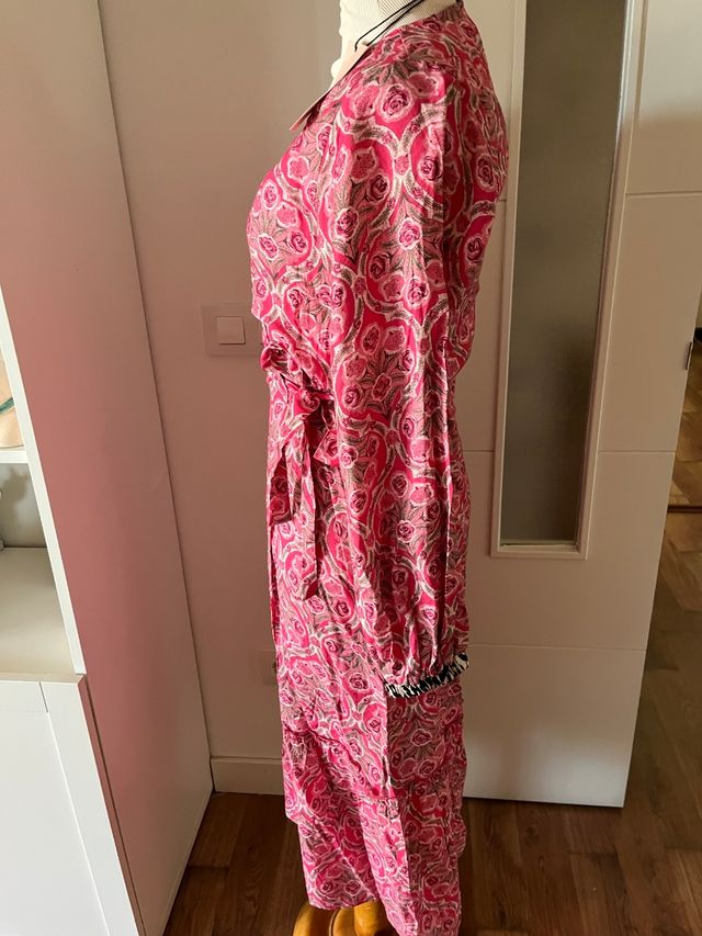 Vestido Refined - Rosa - Largo