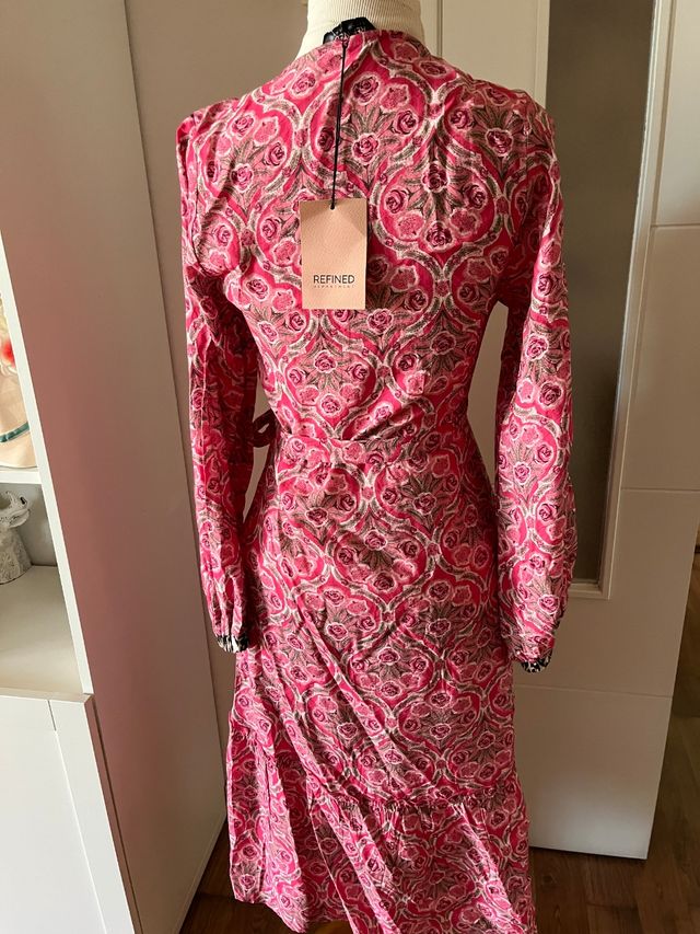 Vestido Refined - Rosa - Largo