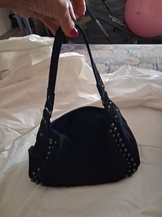 Borsetta nera in suede
