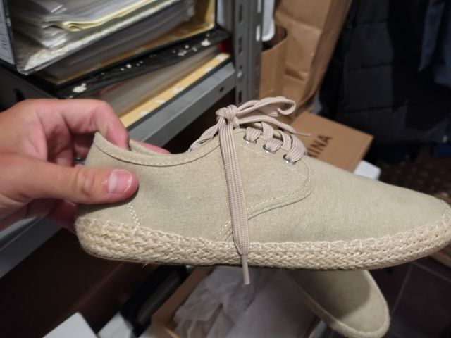 Zapatillas Rafia beige