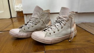 Converse Chuck Taylor altas beige/rosa