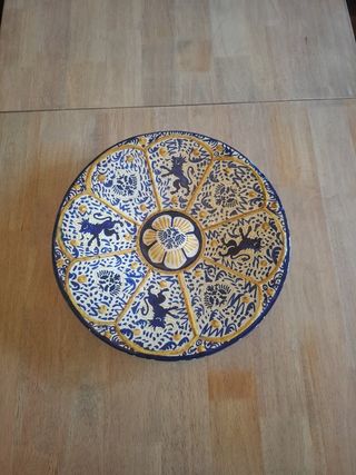 Plato cerámica antiguo 40cm