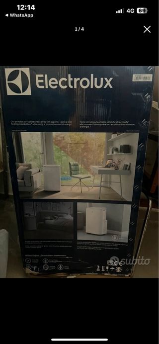 Condizionatore portatile Electrolux bianco