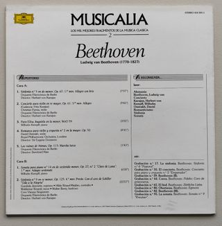 LP vinilo Musicalia Vol 2 : Beethoven