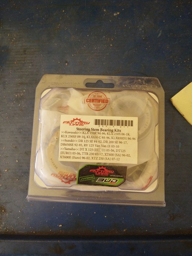 Kit Rodamientos Dirección Moto cojinetes fazer