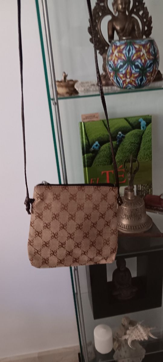 Bolso bandolera pequeño beige