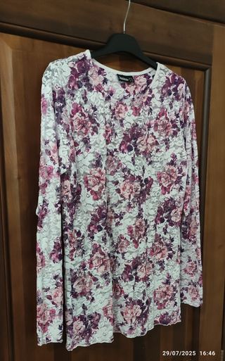 Blusa pizzo floreale Janina tg.44