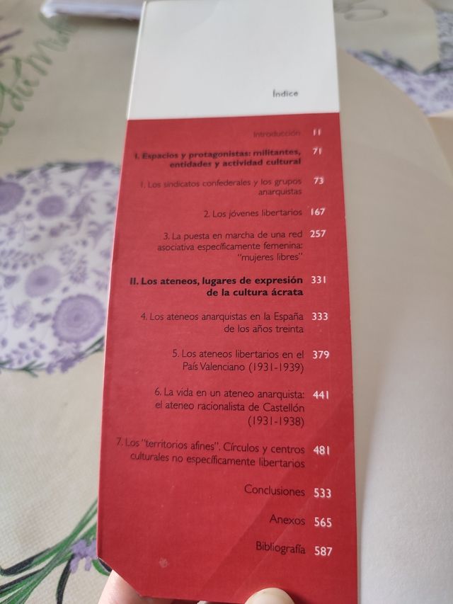 Libro "Ateneos y grupos ácratas"