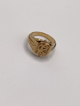 Anillo Sello Oro 18k - 12,42gr