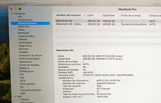 PLACA BASE MACBOOK PRO 15 A1990 i7/16GB/512GB #P5