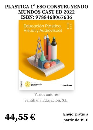 EDUCACION PLASTICA SANTILLANA 1 ESO
