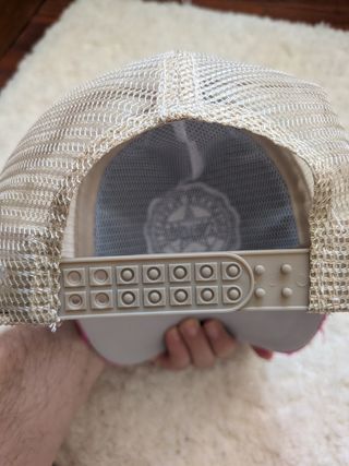 Gorra de camionero, azul blanca y rosa