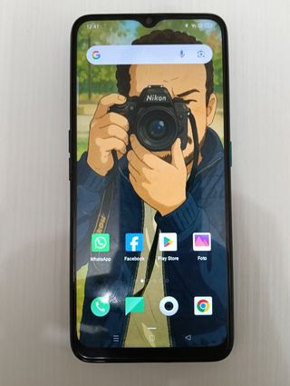 Oppo A9 con scatola, cover e vetro temperato 