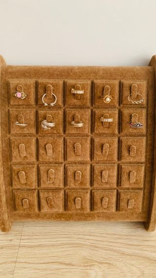 Joyero vintage 24 anillos