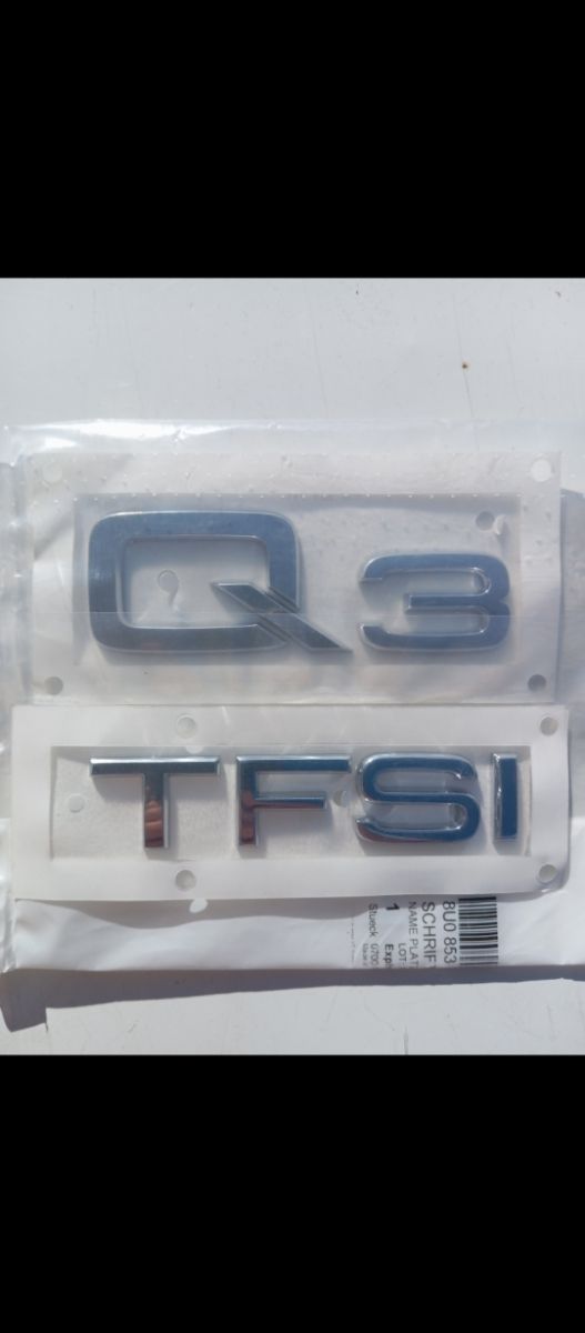 Kit original Emblemas Audi Q3 TFSI