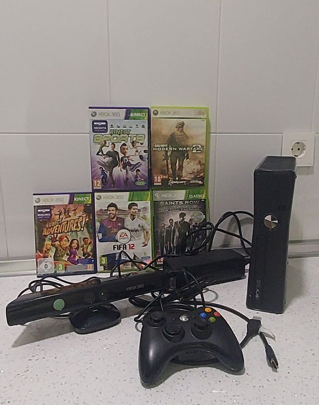 Xbox 360 + Kinect + Juegos