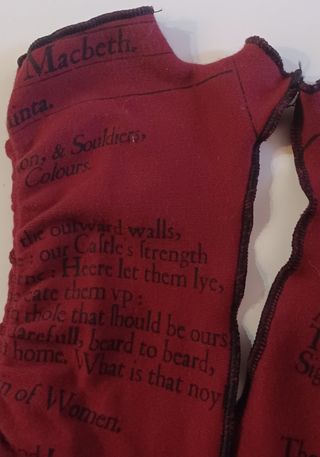 Guantes sin dedos Macbeth - Rojo