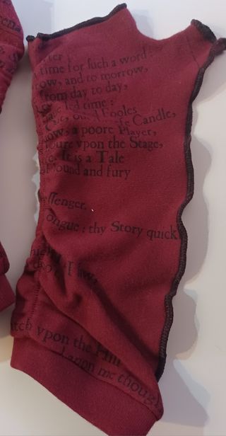 Guantes sin dedos Macbeth - Rojo