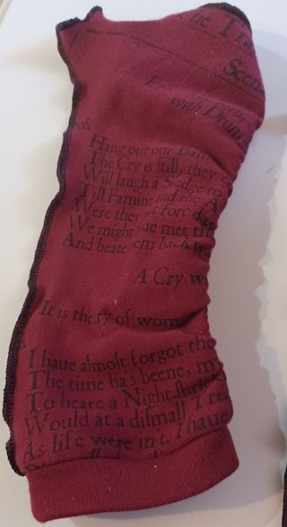 Guantes sin dedos Macbeth - Rojo