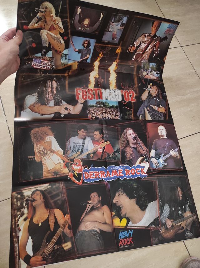 Cartaz do Festimad'02 Heavy Rock