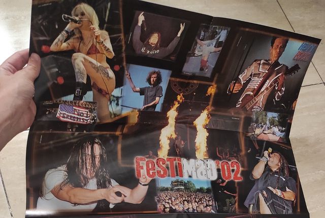 Cartaz do Festimad'02 Heavy Rock