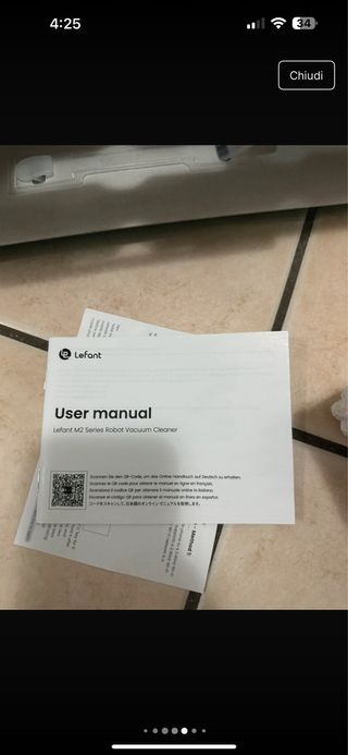 Robot aspirapolvere Lefant nuovo