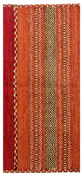 140x70 CM KILIM Lavabile In LAVATRICE Colore Rosso