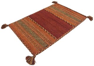 140x70 CM KILIM Lavabile In LAVATRICE Colore Rosso