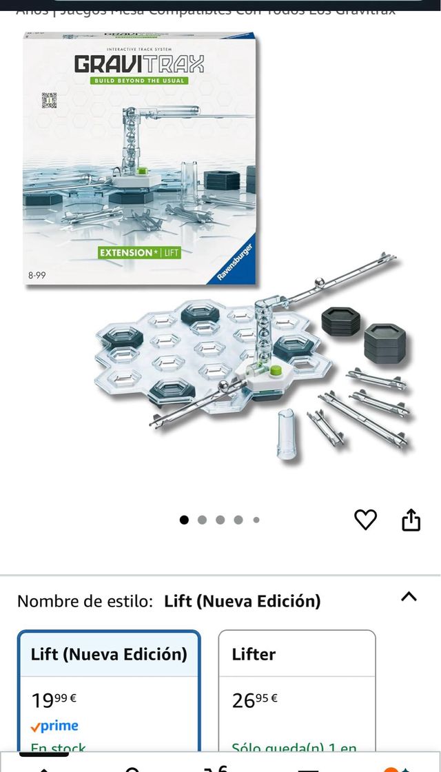 Gravitrax: Set iniziale, ascensore e navetta