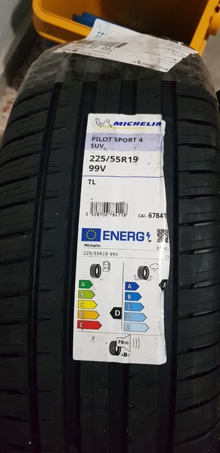 Neumáticos Michelin Pilot Sport 4 SUV 225/55R19 99