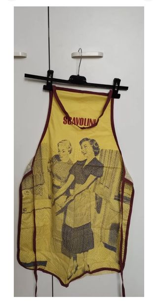 Grembiule Scavolini vintage giallo