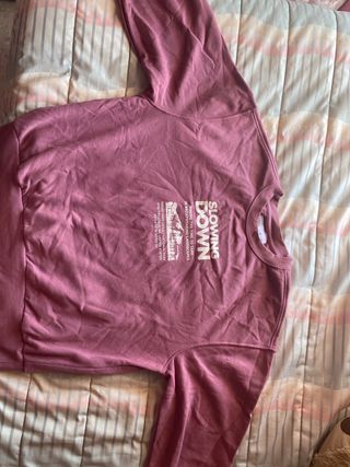 Sudadera Lefties morada - usada 2 veces